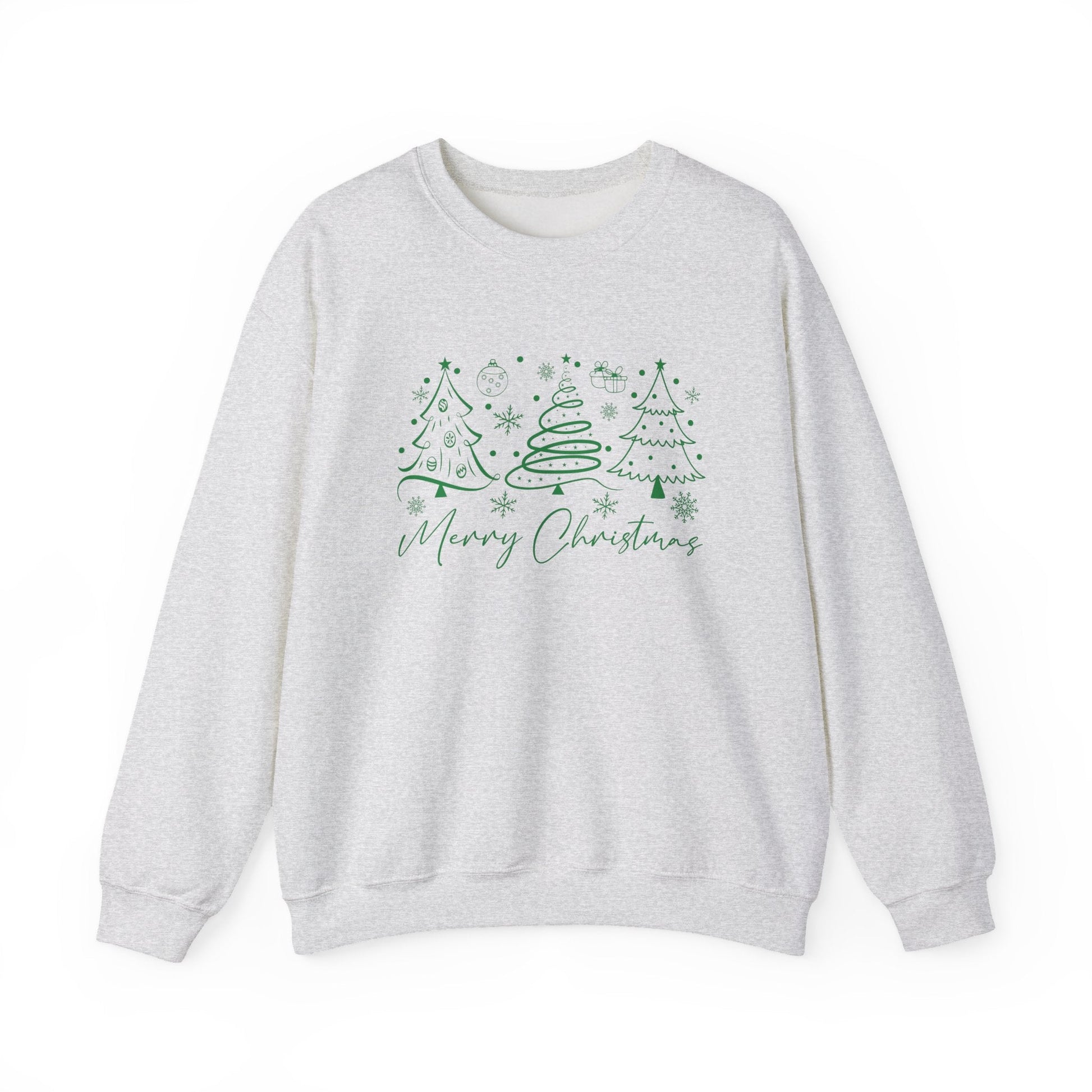 Boho Style Merry Christmas Sweatshirt, Cozy Christmas Outfit - Popbydesign