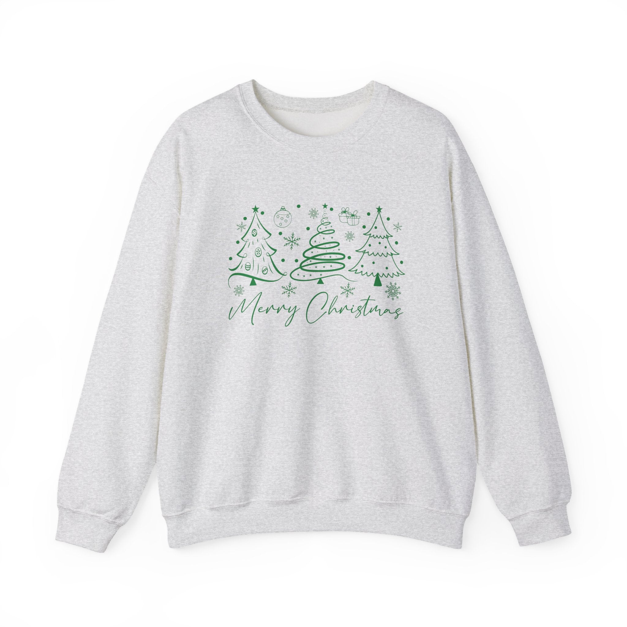 Boho Style Merry Christmas Sweatshirt, Cozy Christmas Outfit by PopCultureByDesign36