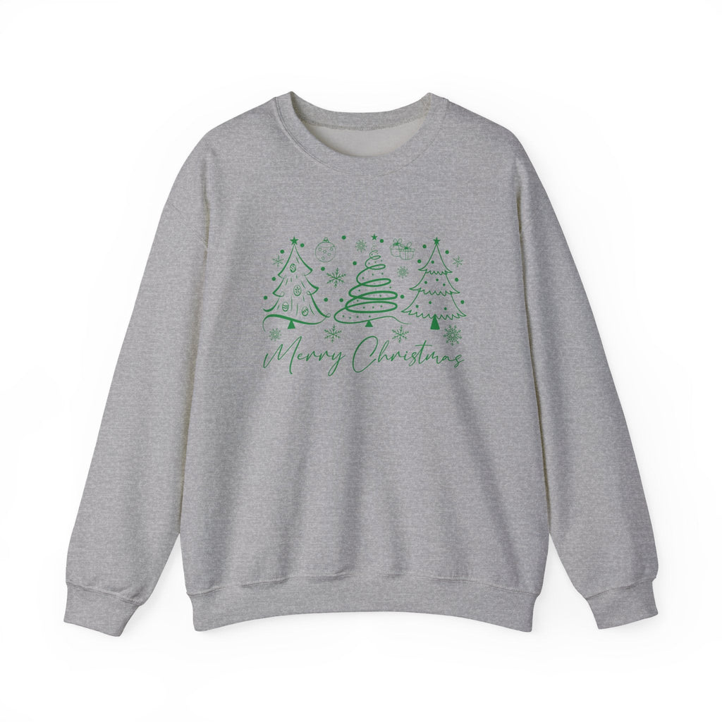 Boho Style Merry Christmas Sweatshirt, Cozy Christmas Outfit by PopCultureByDesign36