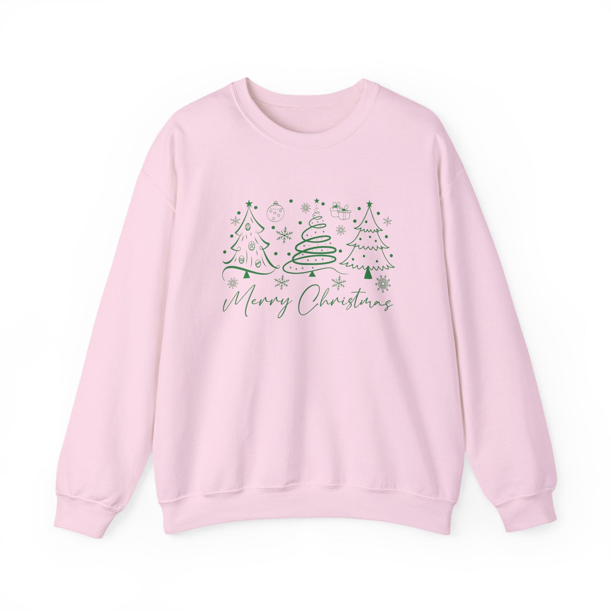 Boho Style Merry Christmas Sweatshirt, Cozy Christmas Outfit - Popbydesign