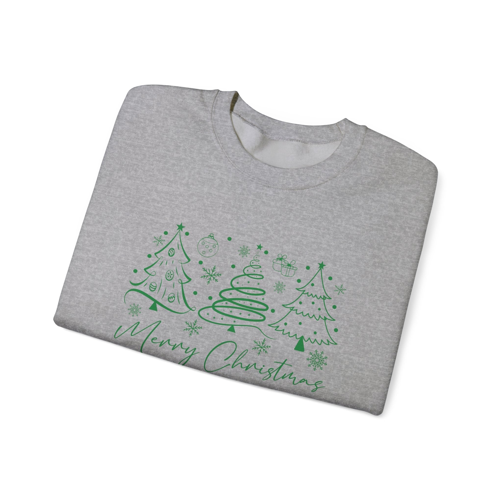 Boho Style Merry Christmas Sweatshirt, Cozy Christmas Outfit by PopCultureByDesign36