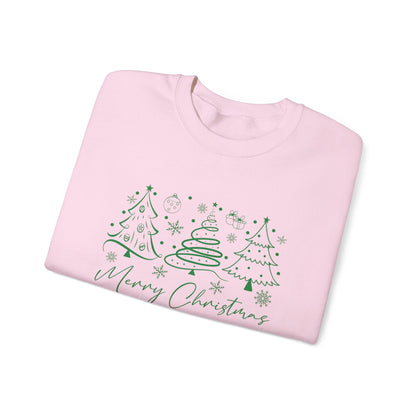 Boho Style Merry Christmas Sweatshirt, Cozy Christmas Outfit - Popbydesign