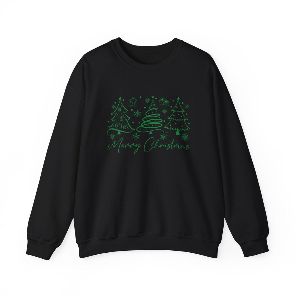Boho Style Merry Christmas Sweatshirt, Cozy Christmas Outfit by PopCultureByDesign36