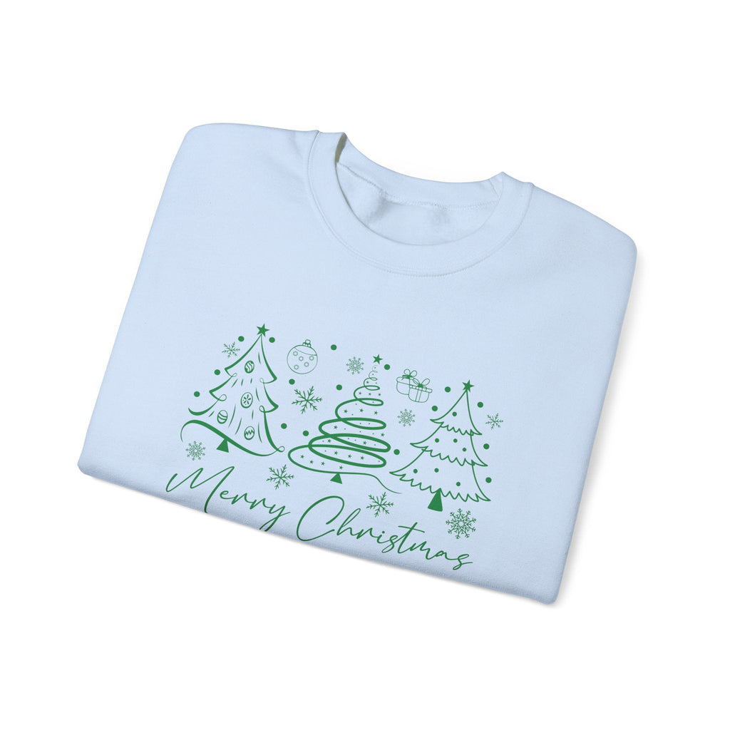 Boho Style Merry Christmas Sweatshirt, Cozy Christmas Outfit by PopCultureByDesign36
