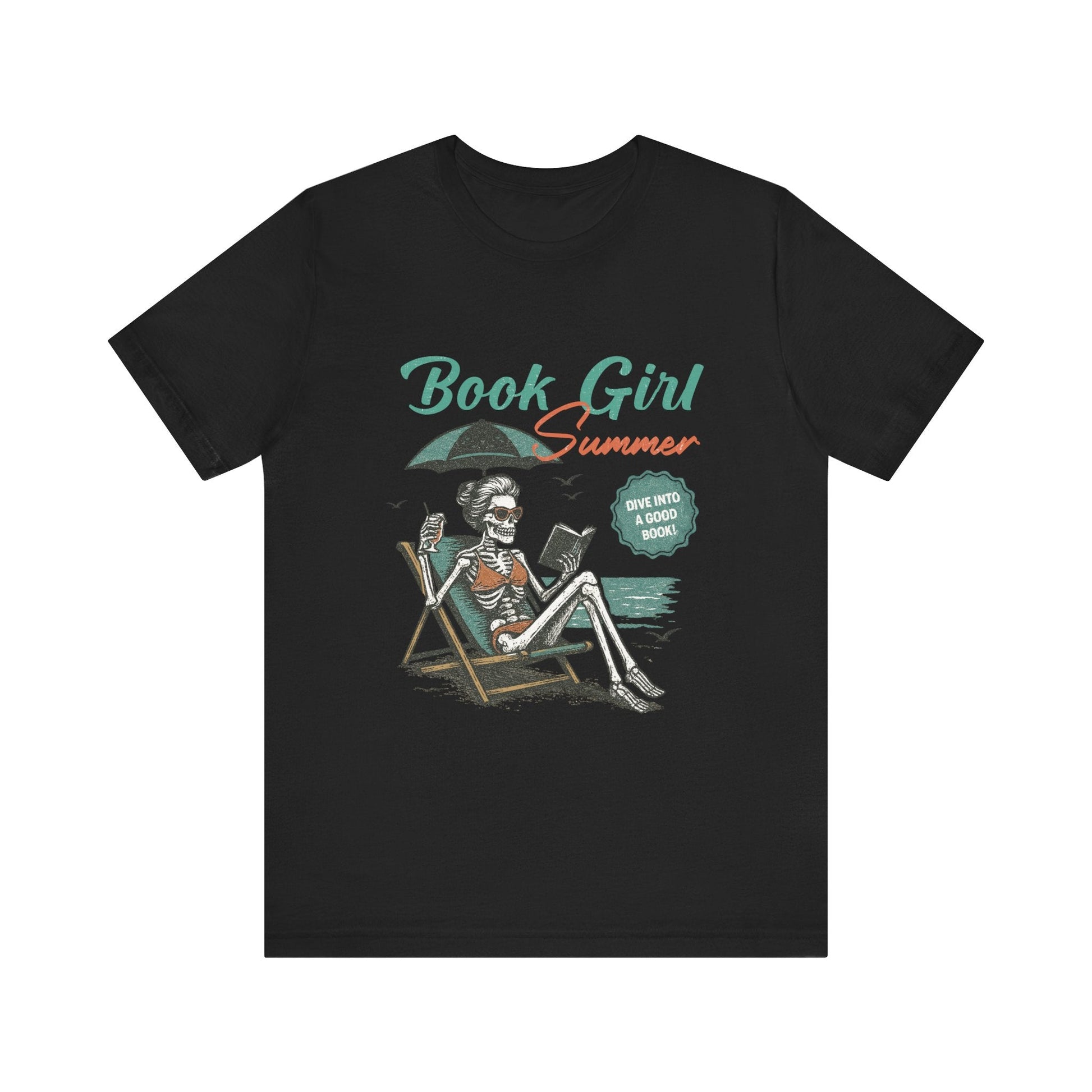 Book Girl Summer Shirt, Reading Lover Tee - Popbydesign