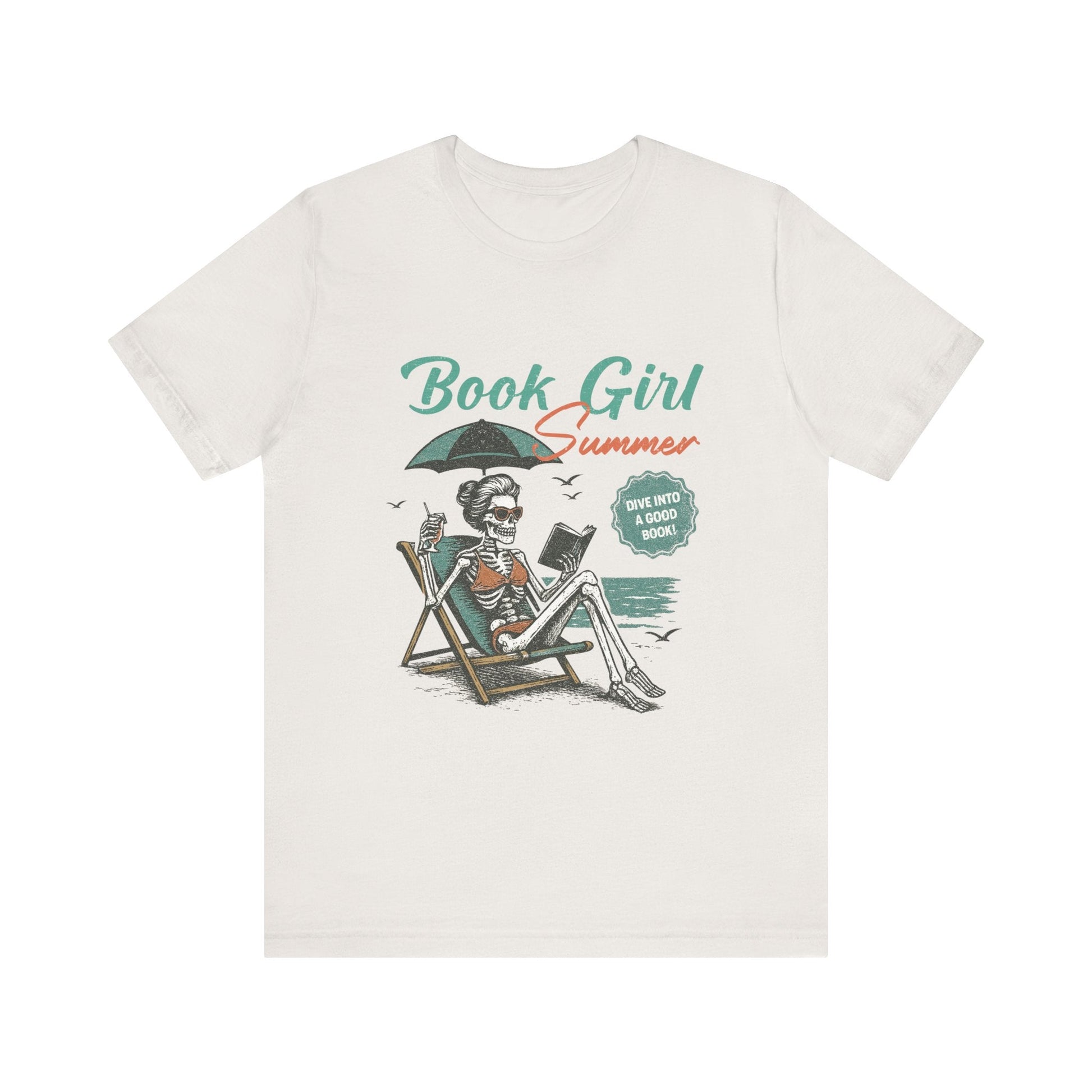Book Girl Summer Shirt, Reading Lover Tee - Popbydesign