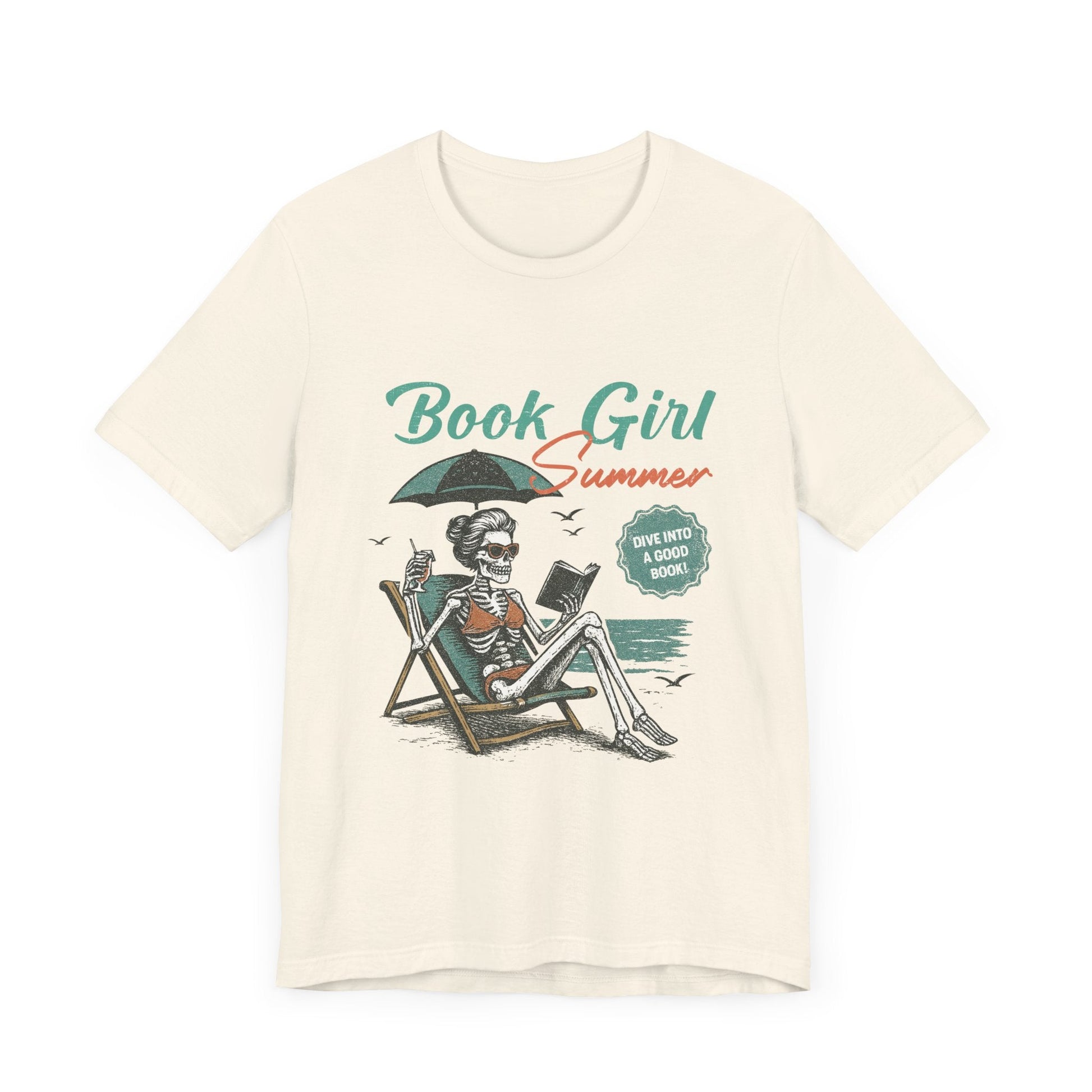 Book Girl Summer Shirt, Reading Lover Tee - Popbydesign