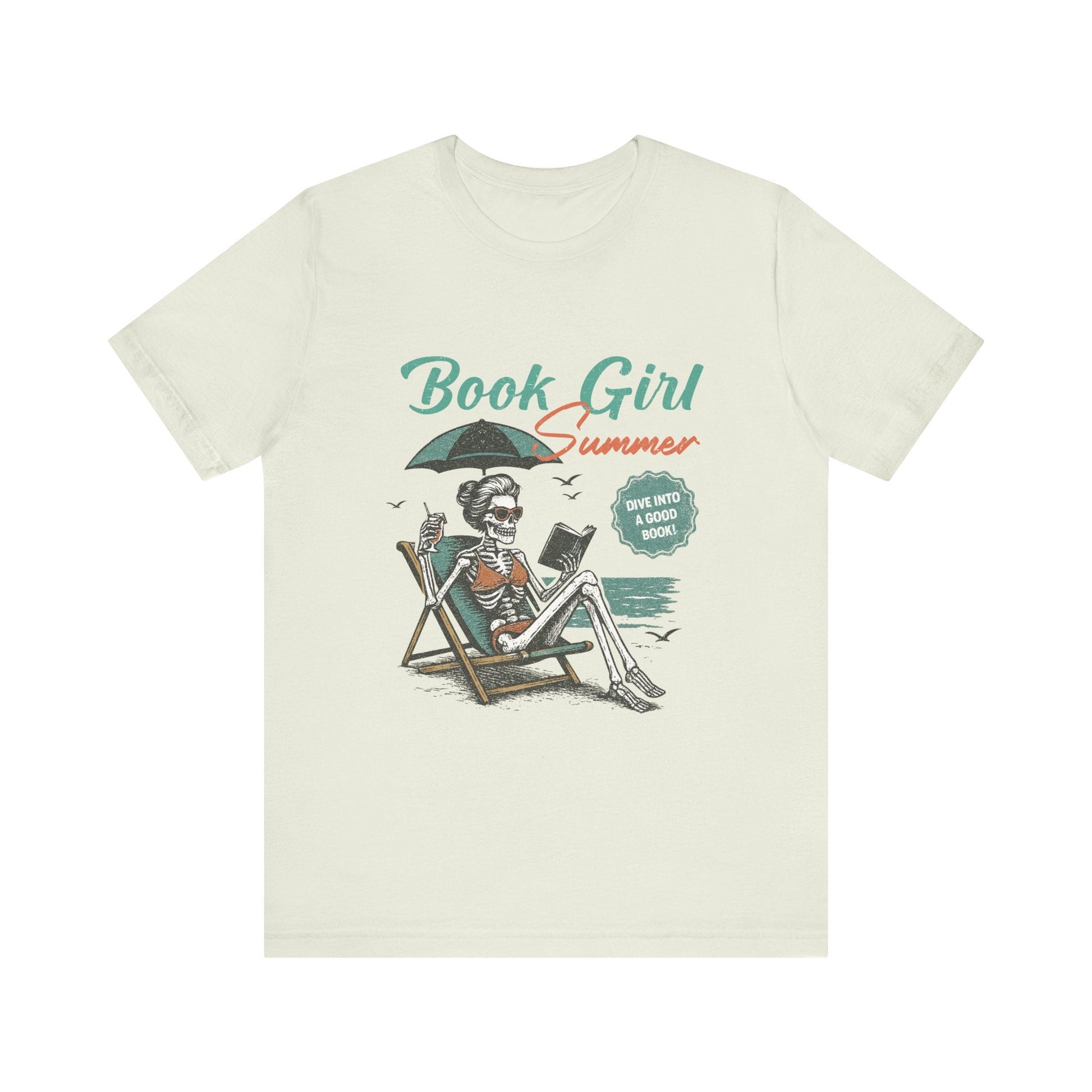 Book Girl Summer Shirt, Reading Lover Tee - Popbydesign