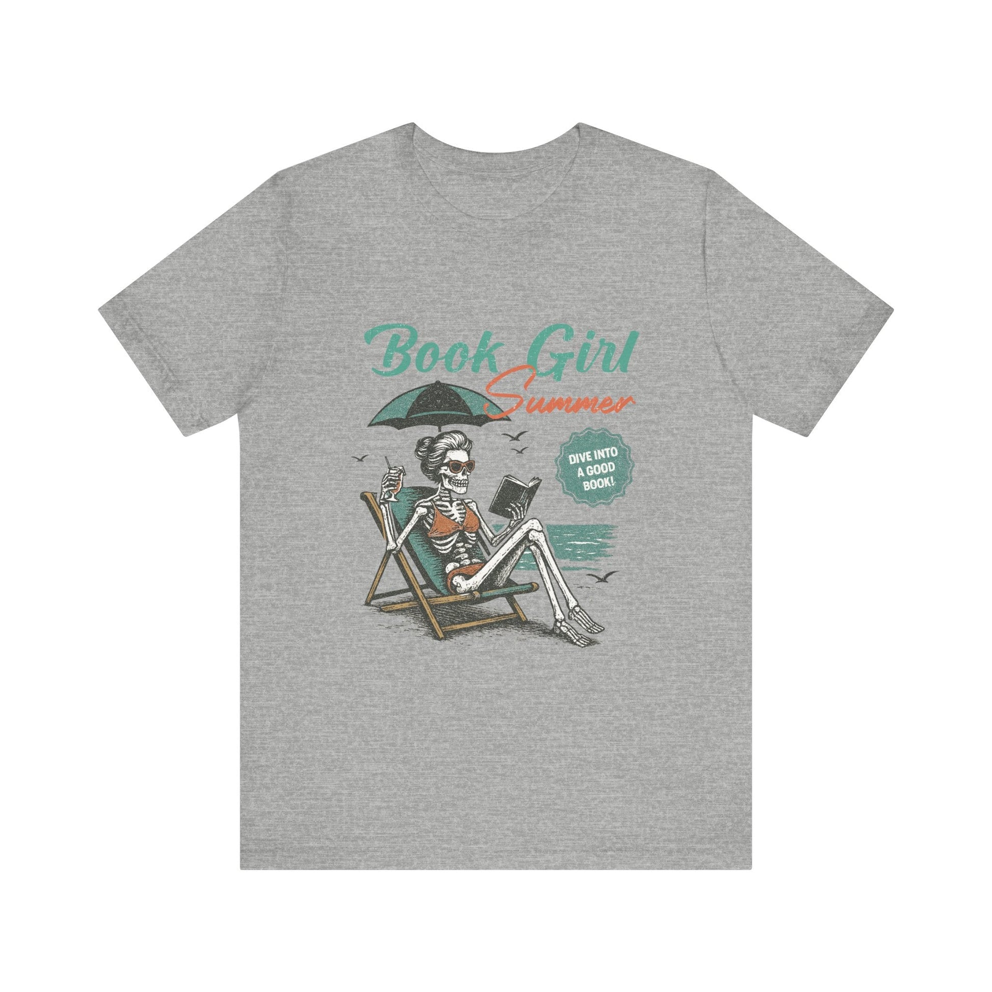 Book Girl Summer Shirt, Reading Lover Tee - Popbydesign