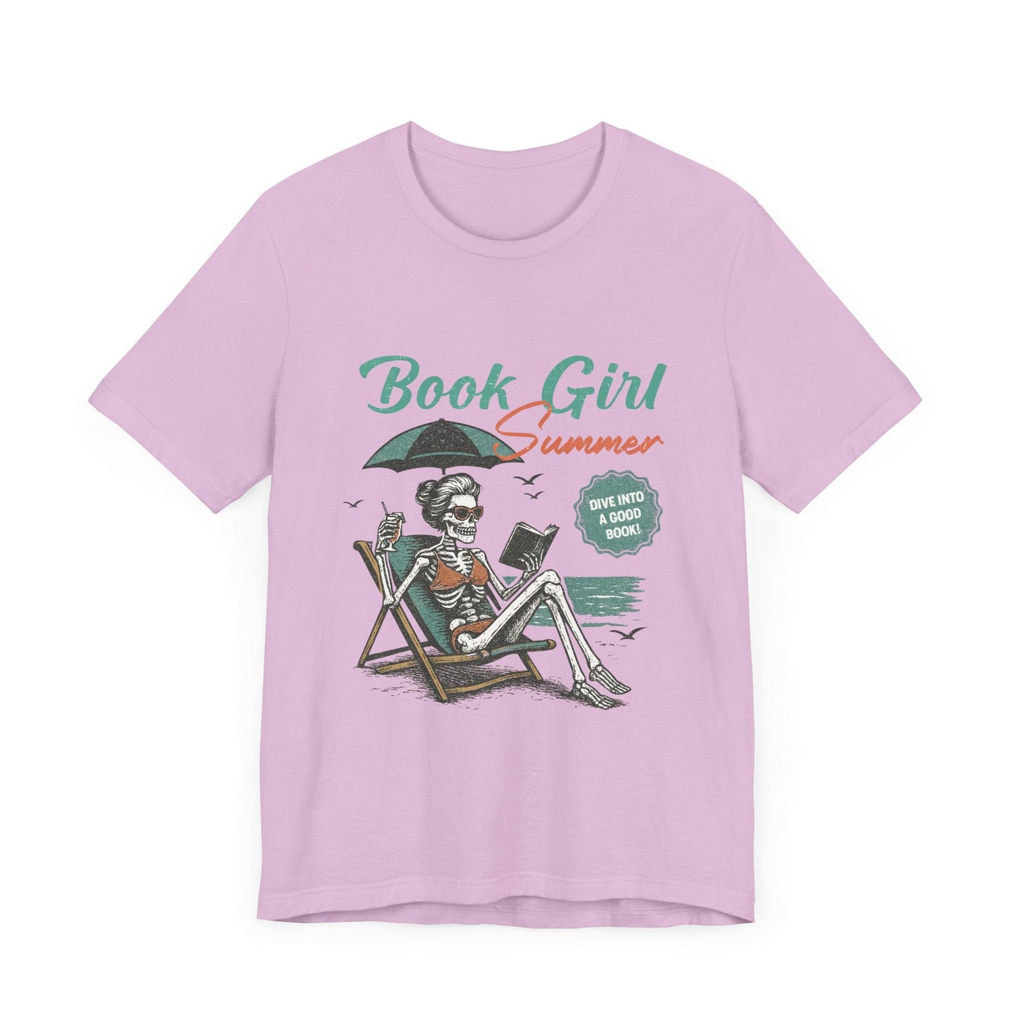 Book Girl Summer Shirt, Reading Lover Tee - Popbydesign