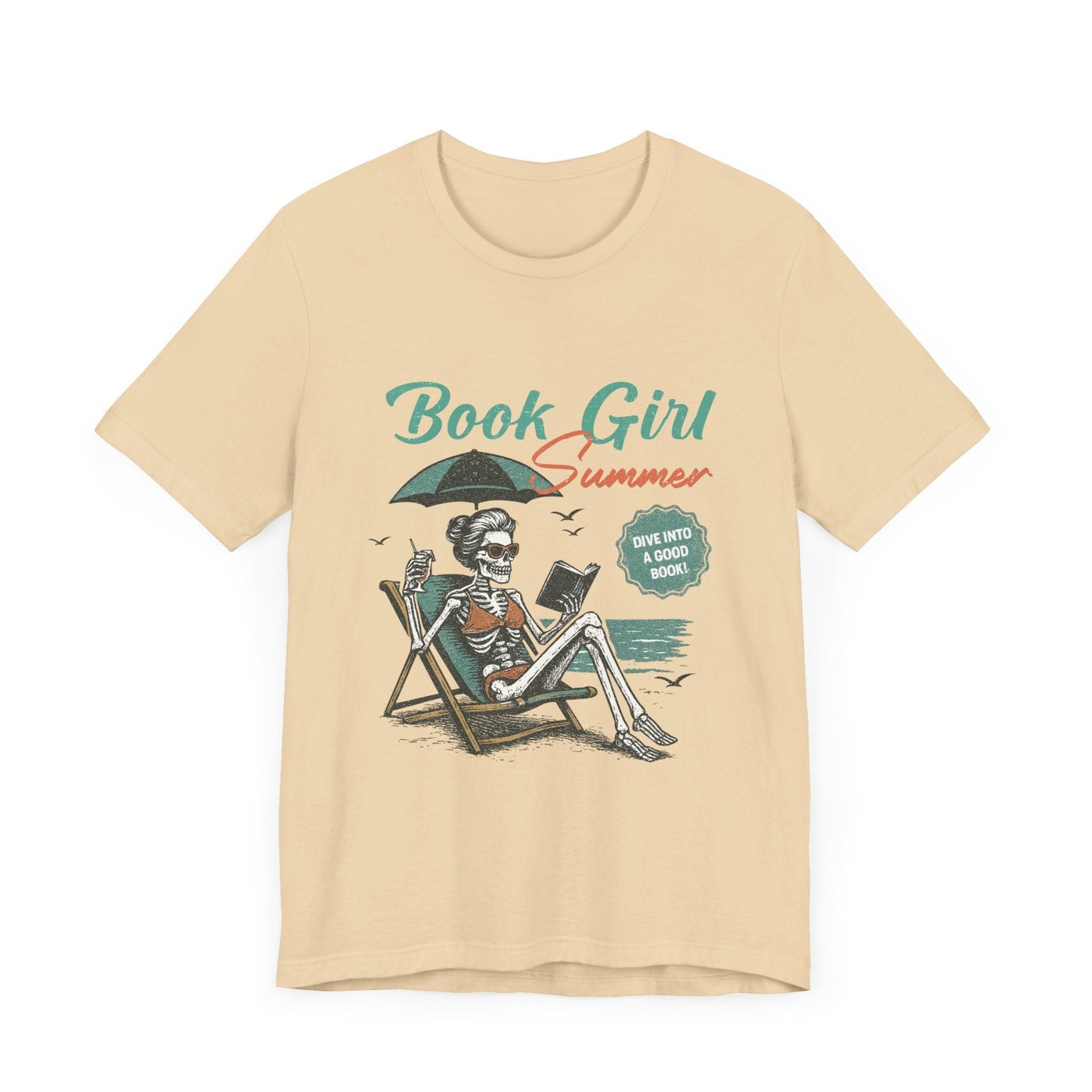 Book Girl Summer Shirt, Reading Lover Tee - Popbydesign
