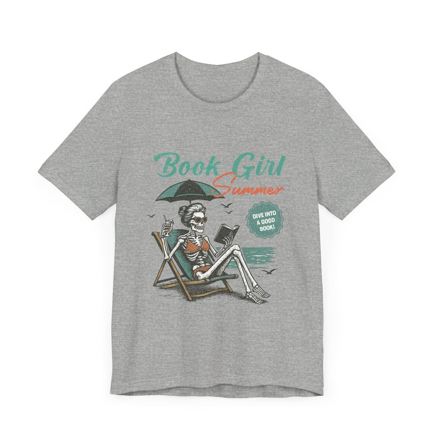 Book Girl Summer Shirt, Reading Lover Tee - Popbydesign