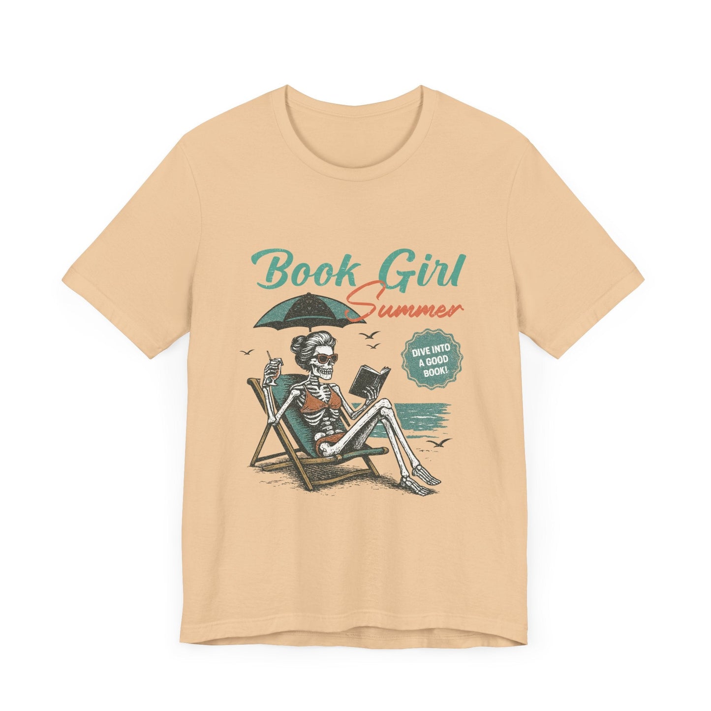 Book Girl Summer Shirt, Reading Lover Tee - Popbydesign