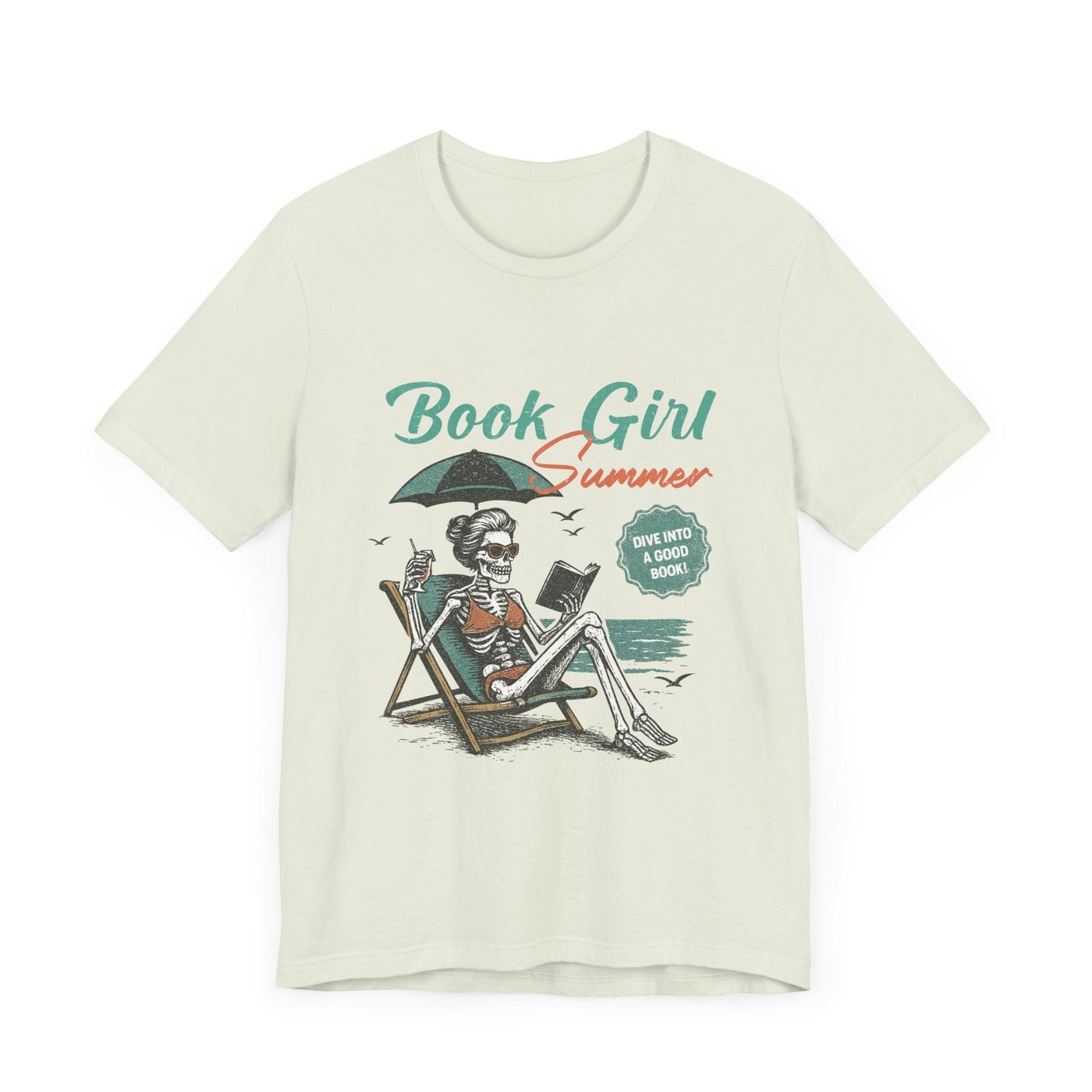 Book Girl Summer Shirt, Reading Lover Tee - Popbydesign