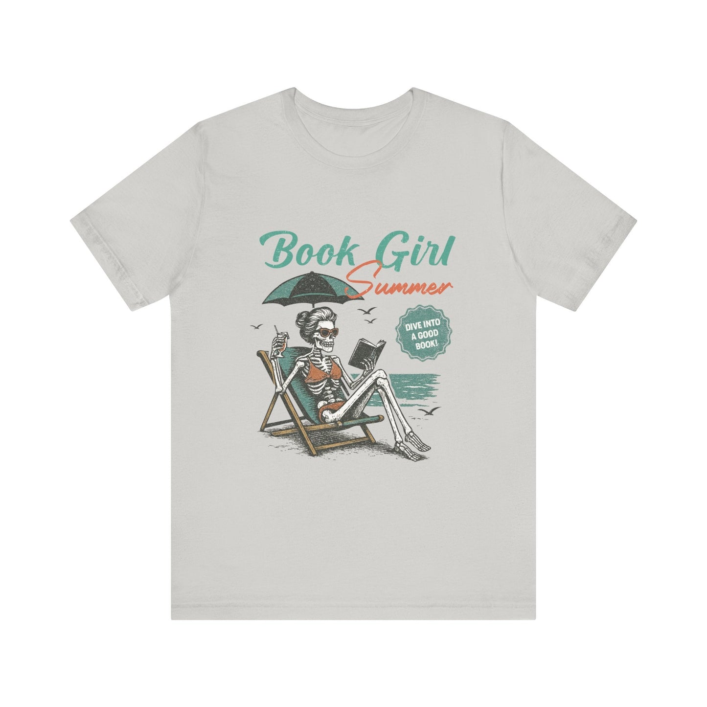 Book Girl Summer Shirt, Reading Lover Tee - Popbydesign