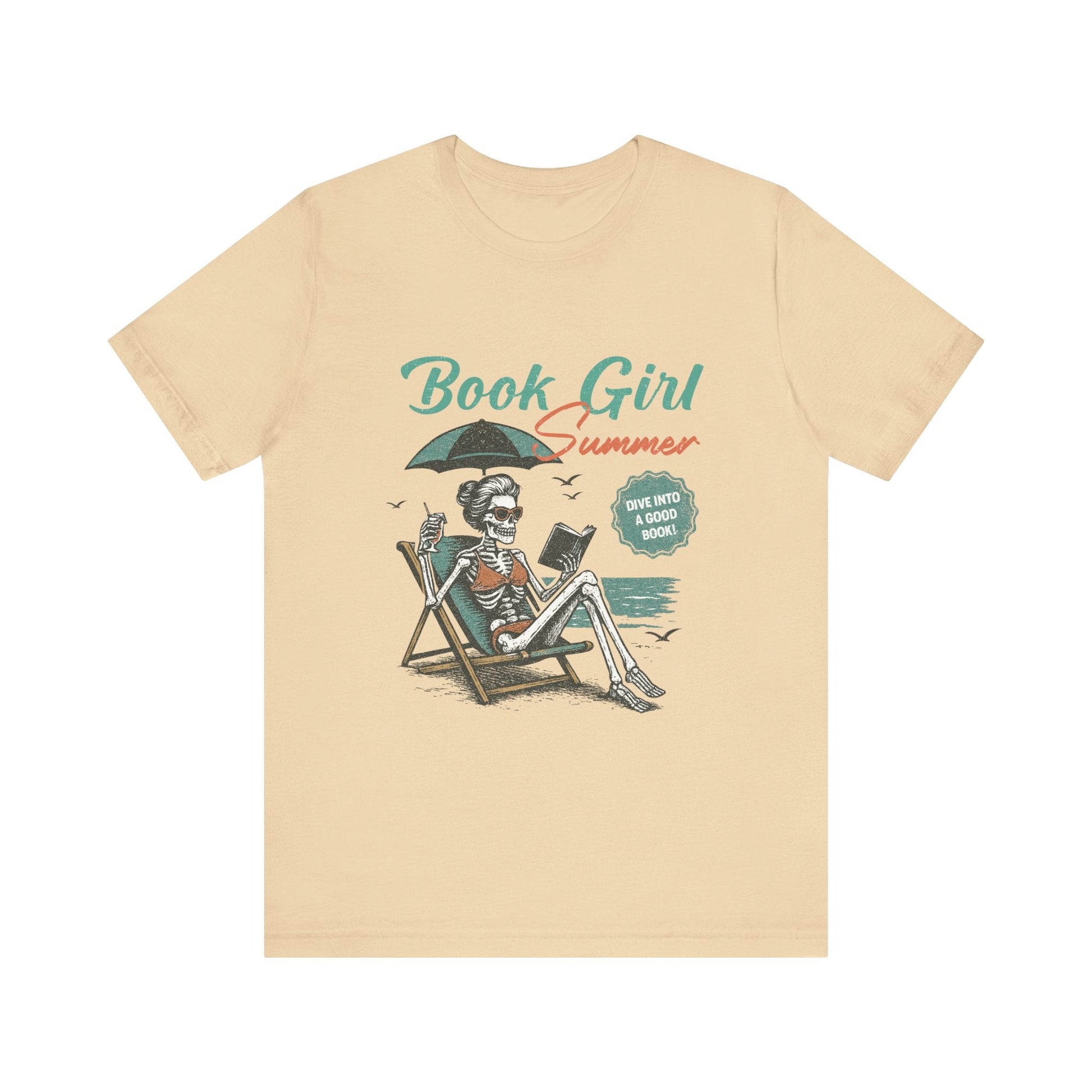 Book Girl Summer Shirt, Reading Lover Tee - Popbydesign