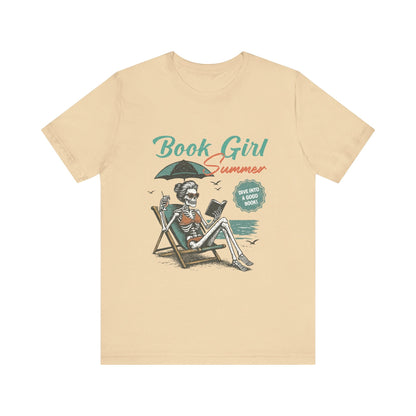 Book Girl Summer Shirt, Reading Lover Tee - Popbydesign