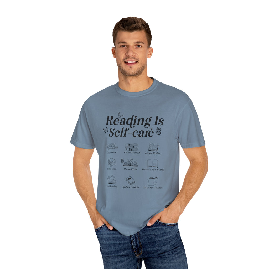 Book Lover Tee, Reading Lover Tee, Cozy Reading Top by Printify