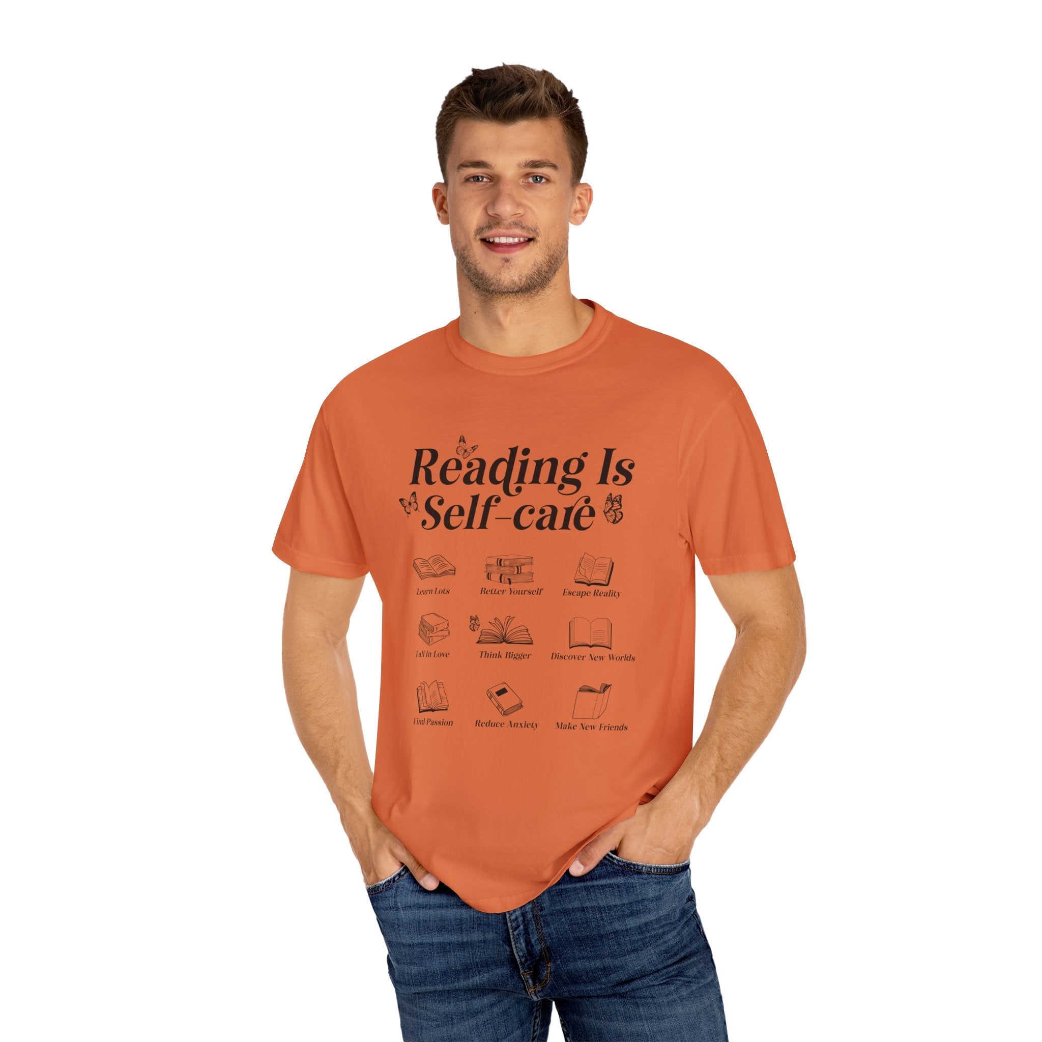 Book Lover Tee, Reading Lover Tee, Cozy Reading Top by Printify