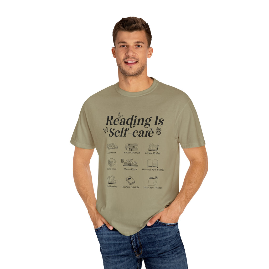 Book Lover Tee, Reading Lover Tee, Cozy Reading Top by Printify