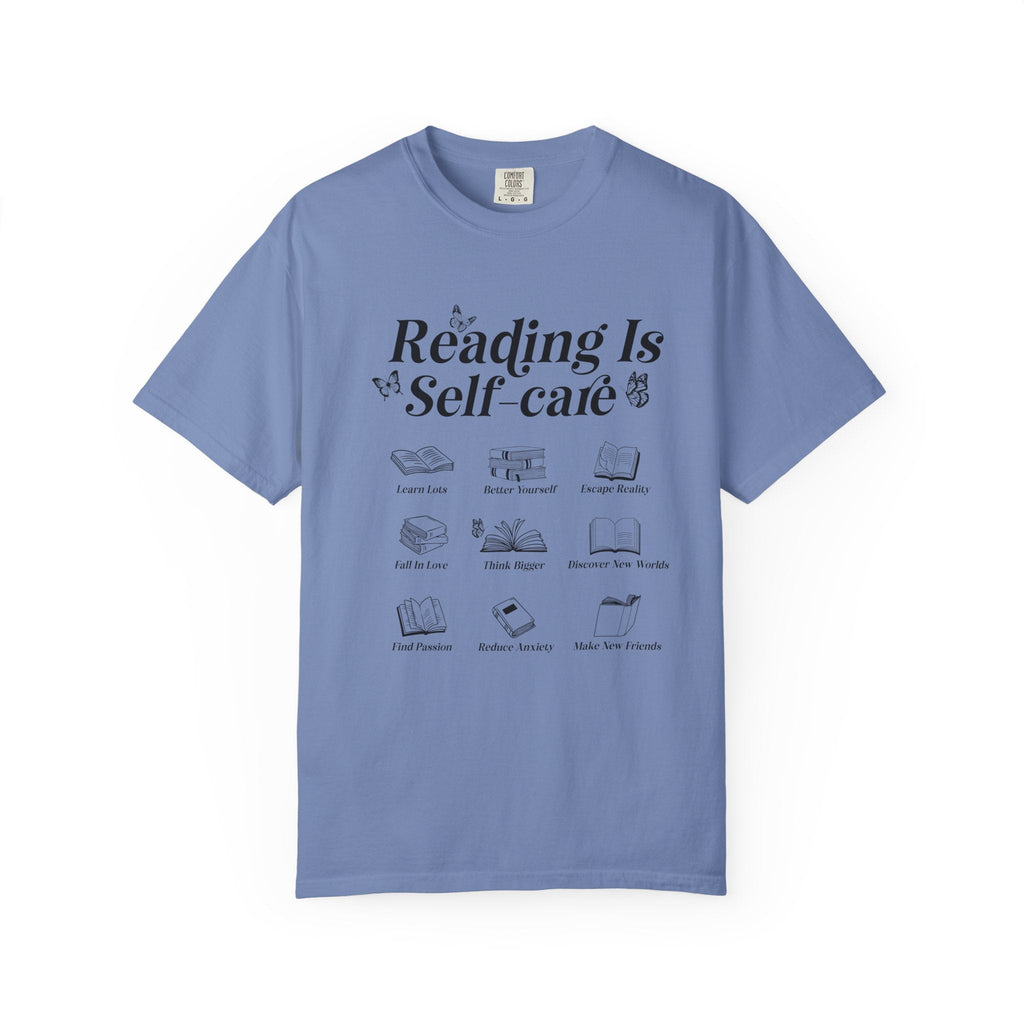 Book Lover Tee, Reading Lover Tee, Cozy Reading Top by Printify