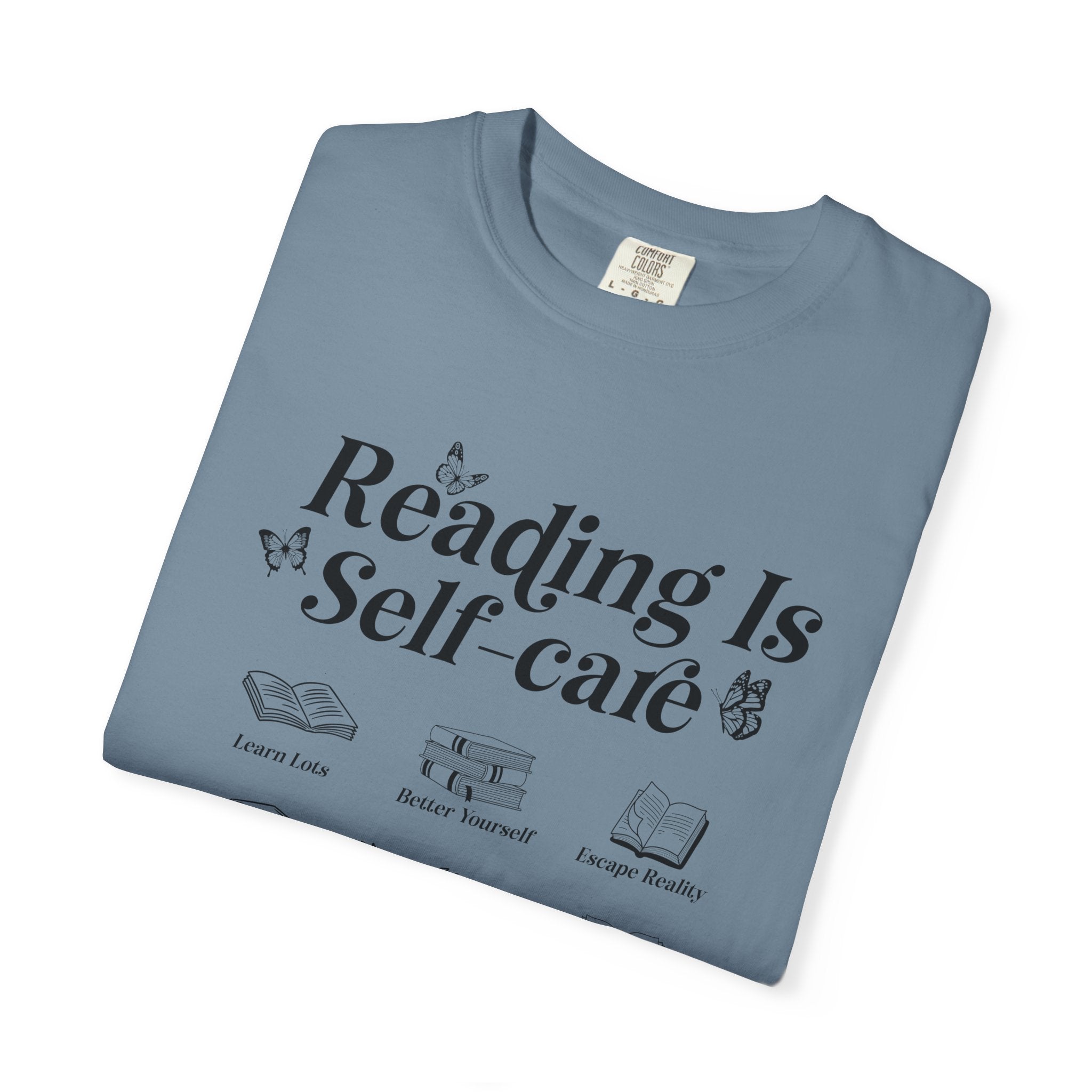 Book Lover Tee, Reading Lover Tee, Cozy Reading Top by Printify