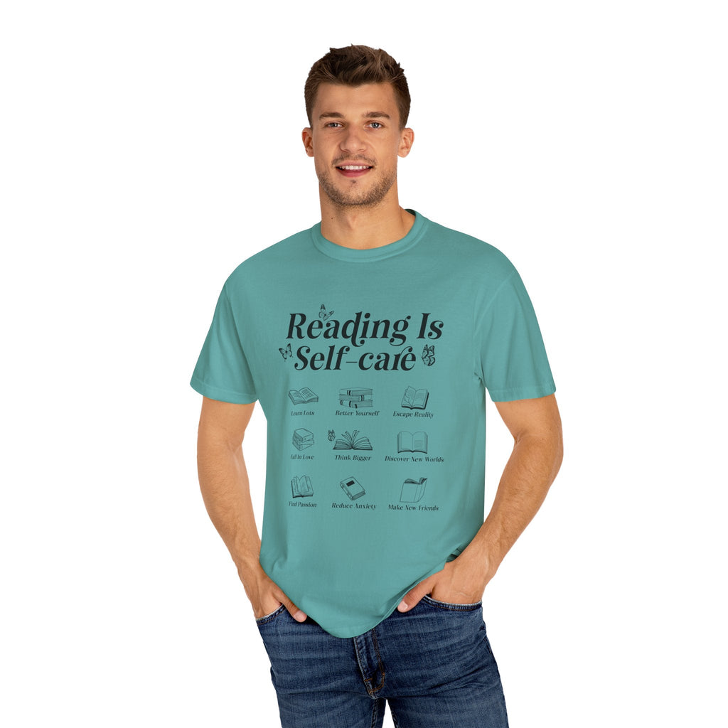 Book Lover Tee, Reading Lover Tee, Cozy Reading Top by Printify