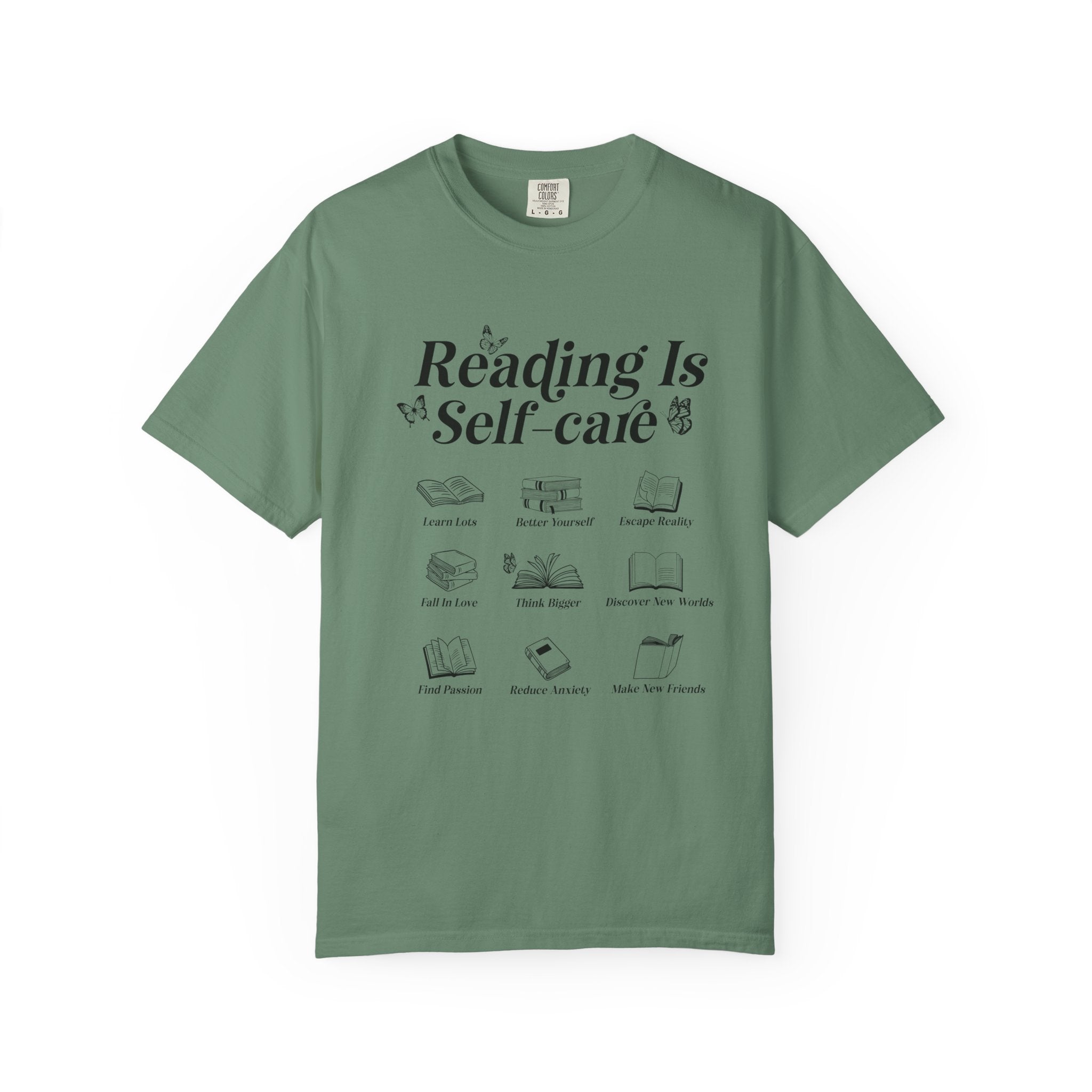 Book Lover Tee, Reading Lover Tee, Cozy Reading Top by Printify