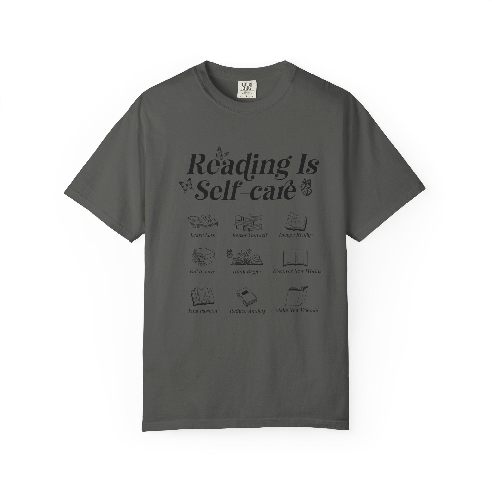Book Lover Tee, Reading Lover Tee, Cozy Reading Top by Printify
