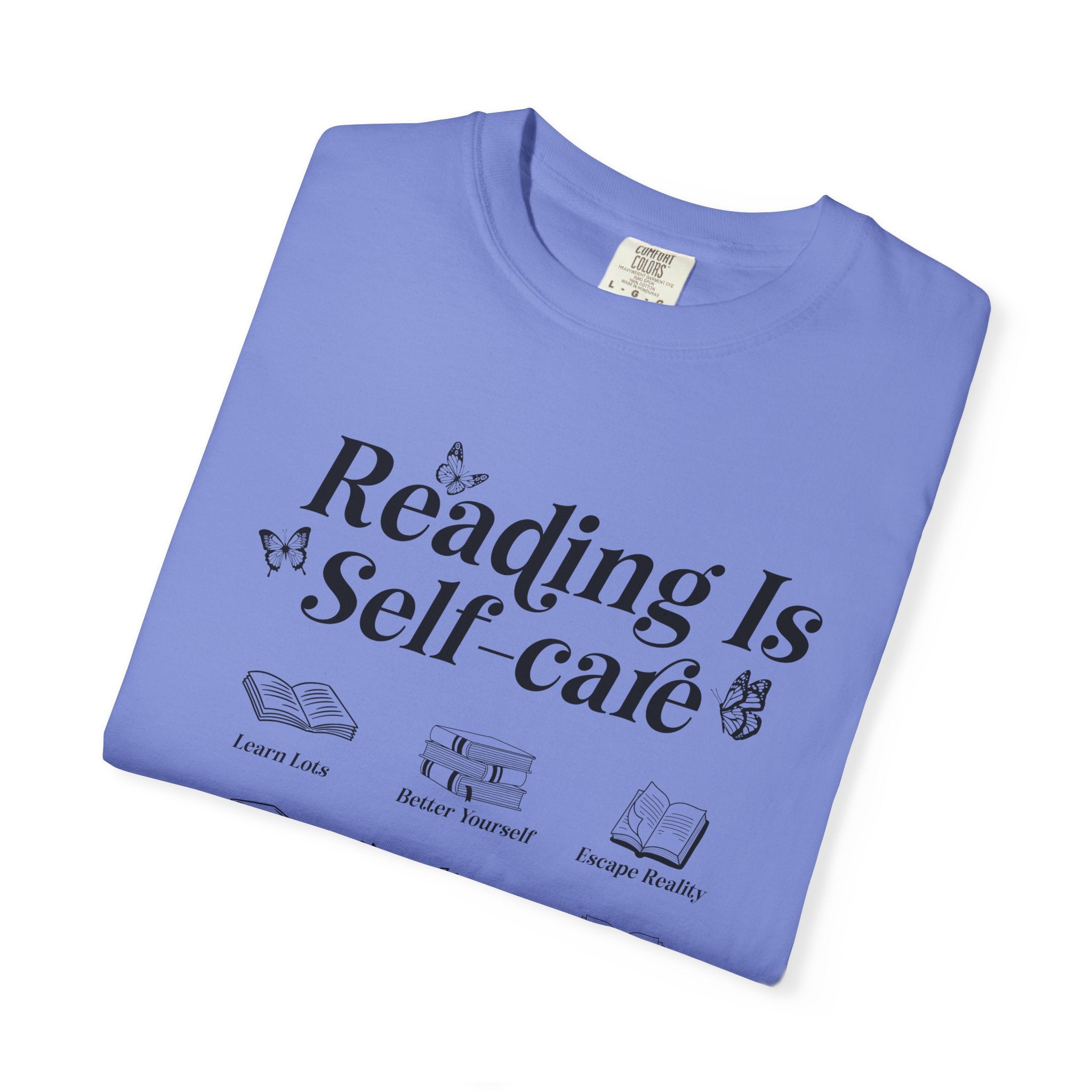 Book Lover Tee, Reading Lover Tee, Cozy Reading Top by Printify