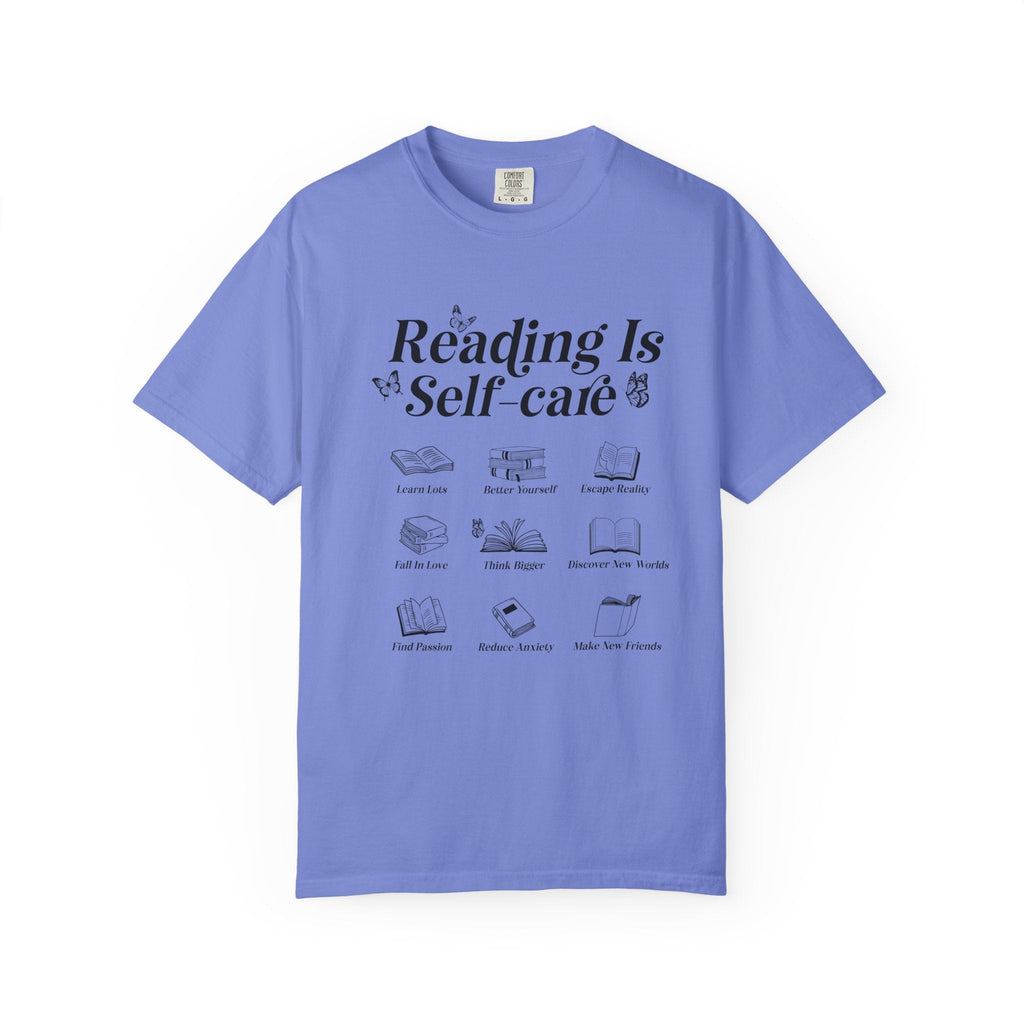 Book Lover Tee, Reading Lover Tee, Cozy Reading Top by Printify