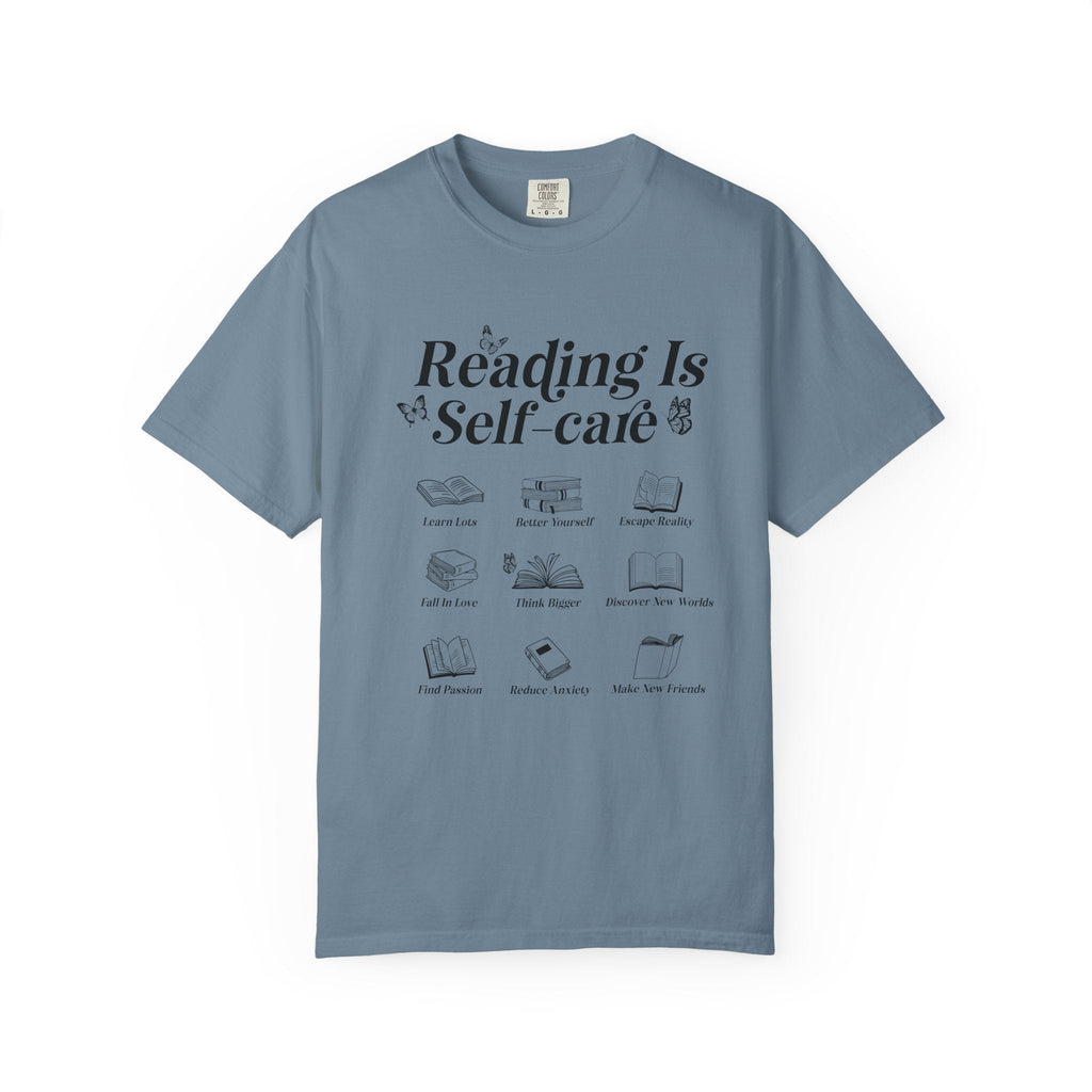 Book Lover Tee, Reading Lover Tee, Cozy Reading Top by Printify
