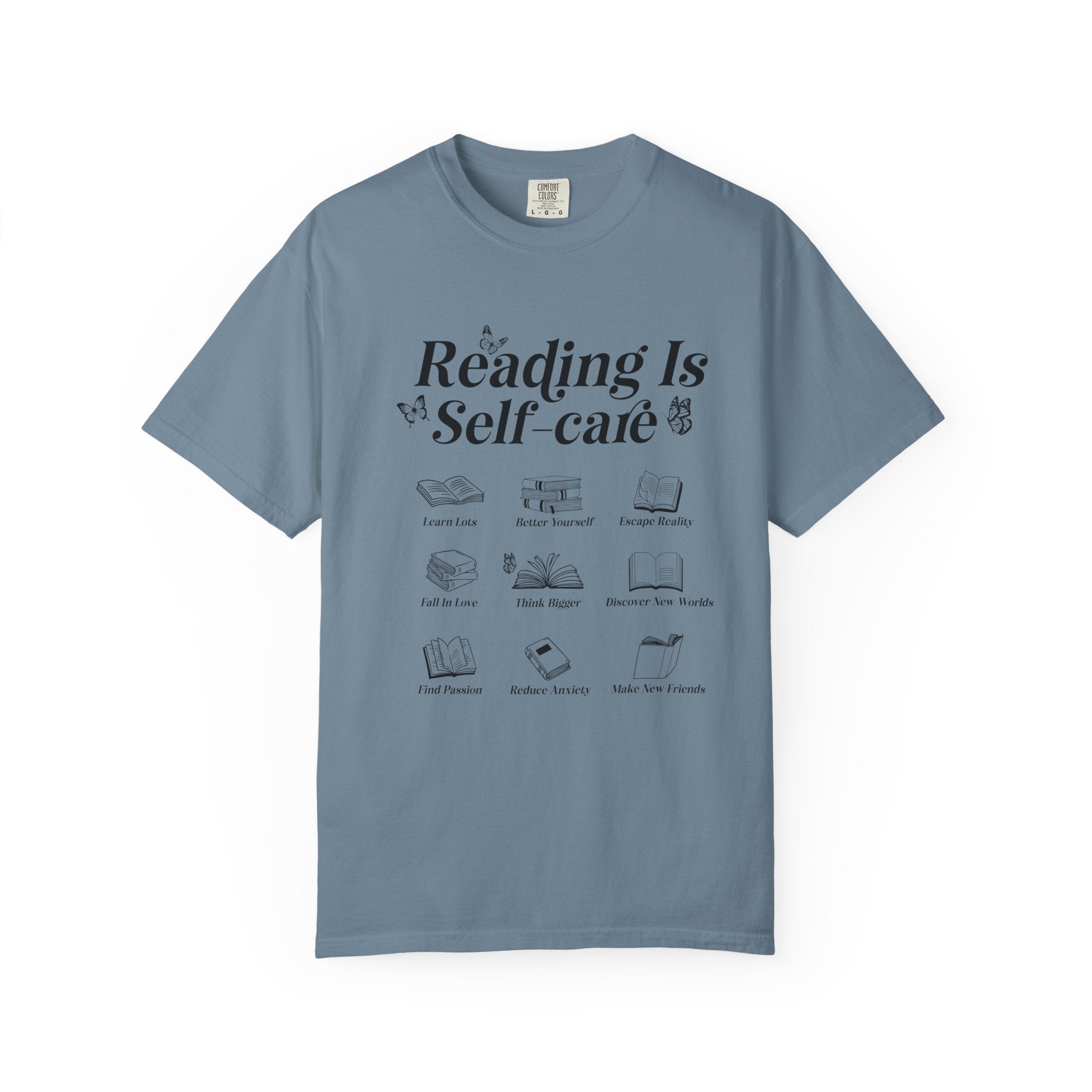 Book Lover Tee, Reading Lover Tee, Cozy Reading Top by Printify