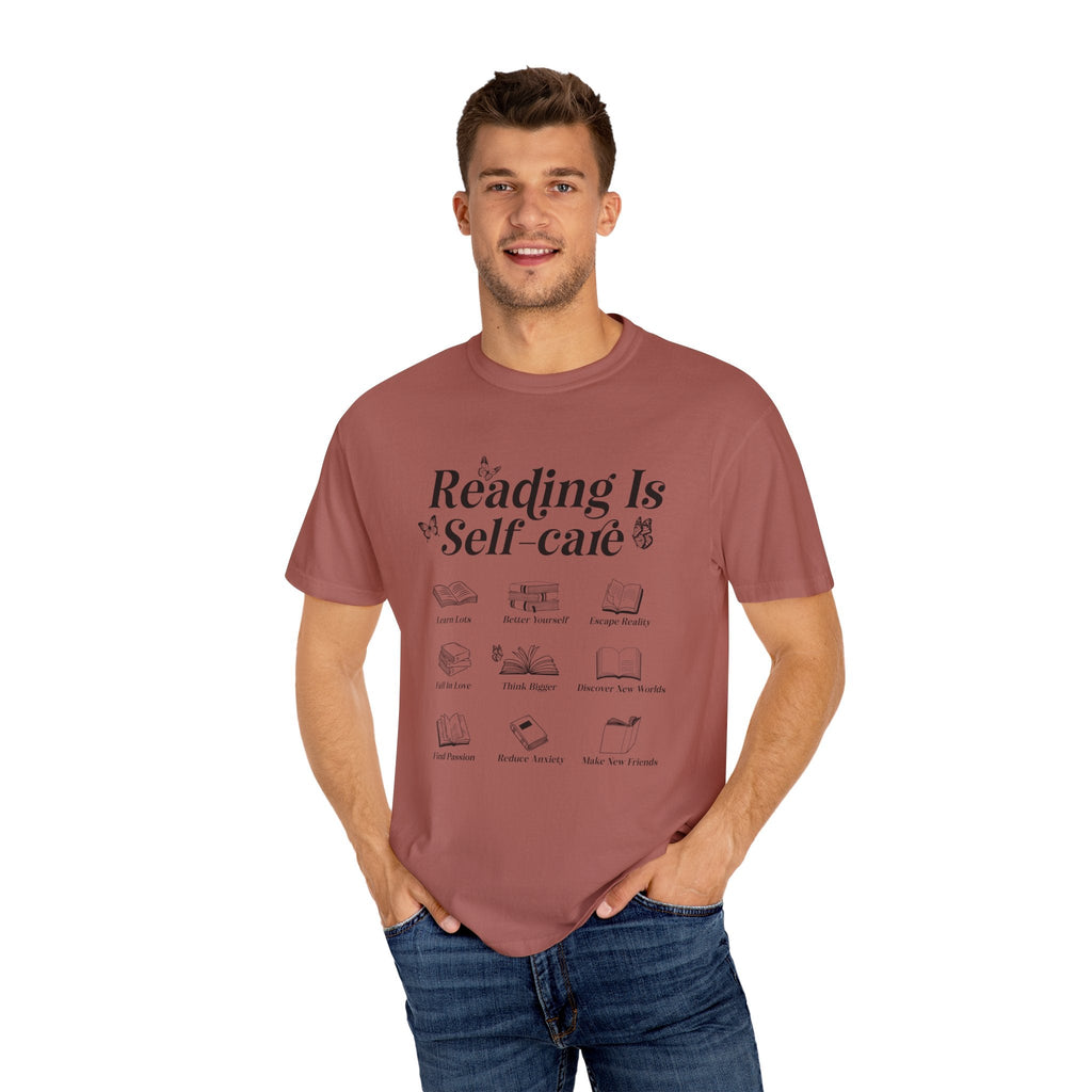 Book Lover Tee, Reading Lover Tee, Cozy Reading Top by Printify