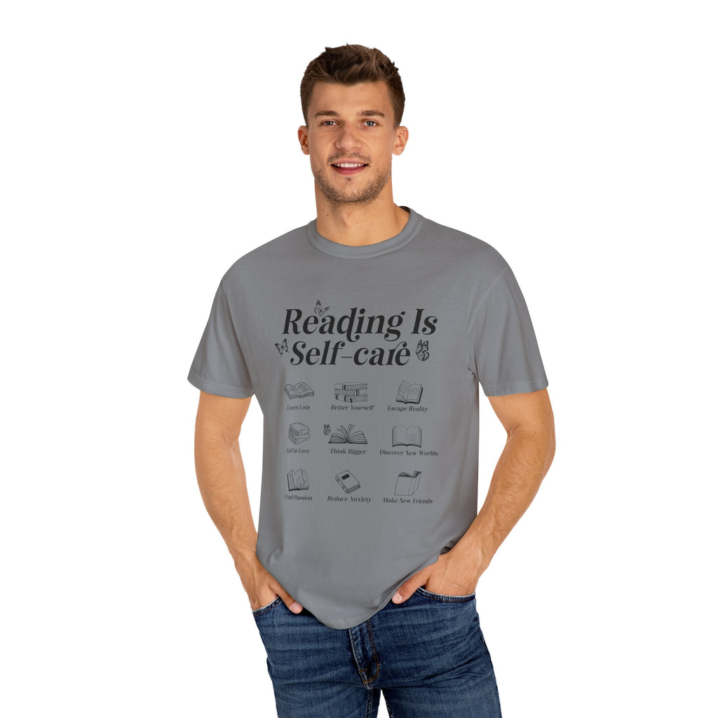 Book Lover Tee, Reading Lover Tee, Cozy Reading Top by Printify