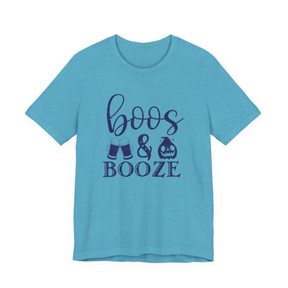 Booze And Boos shirt, Retro Halloween Shirt, Halloween Gift - Popbydesign