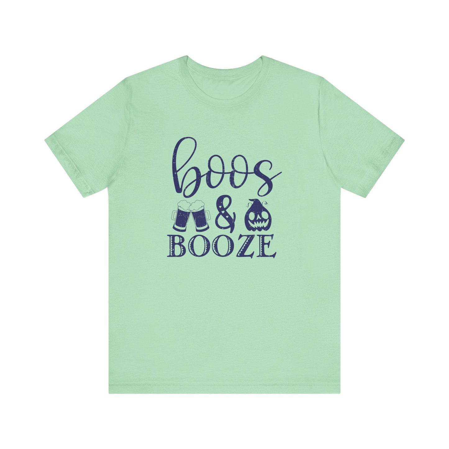 Booze And Boos shirt, Retro Halloween Shirt, Halloween Gift - Popbydesign