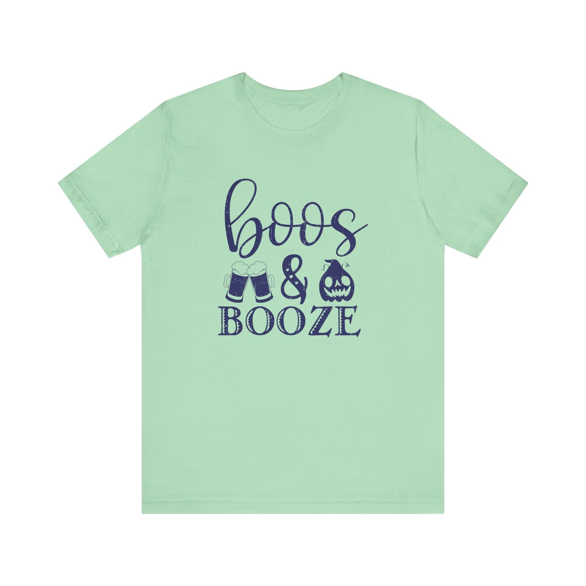 Booze And Boos shirt, Retro Halloween Shirt, Halloween Gift - Popbydesign