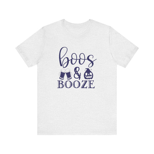 Booze And Boos shirt, Retro Halloween Shirt, Halloween Gift - Popbydesign
