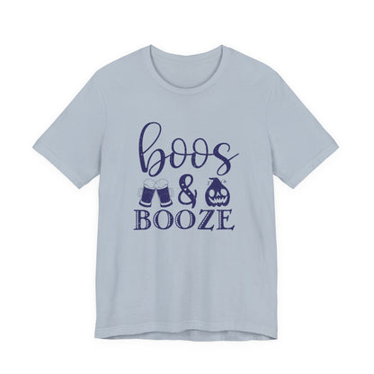 Booze And Boos shirt, Retro Halloween Shirt, Halloween Gift - Popbydesign