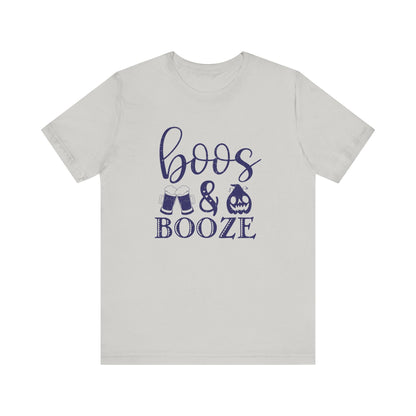 Booze And Boos shirt, Retro Halloween Shirt, Halloween Gift - Popbydesign