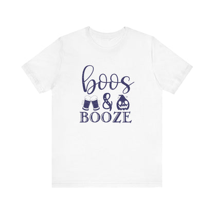 Booze And Boos shirt, Retro Halloween Shirt, Halloween Gift - Popbydesign