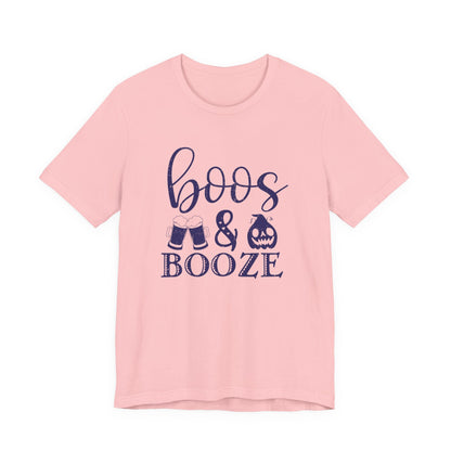 Booze And Boos shirt, Retro Halloween Shirt, Halloween Gift - Popbydesign