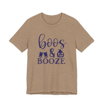 Booze And Boos shirt, Retro Halloween Shirt, Halloween Gift - Popbydesign