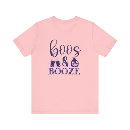 Booze And Boos shirt, Retro Halloween Shirt, Halloween Gift - Popbydesign