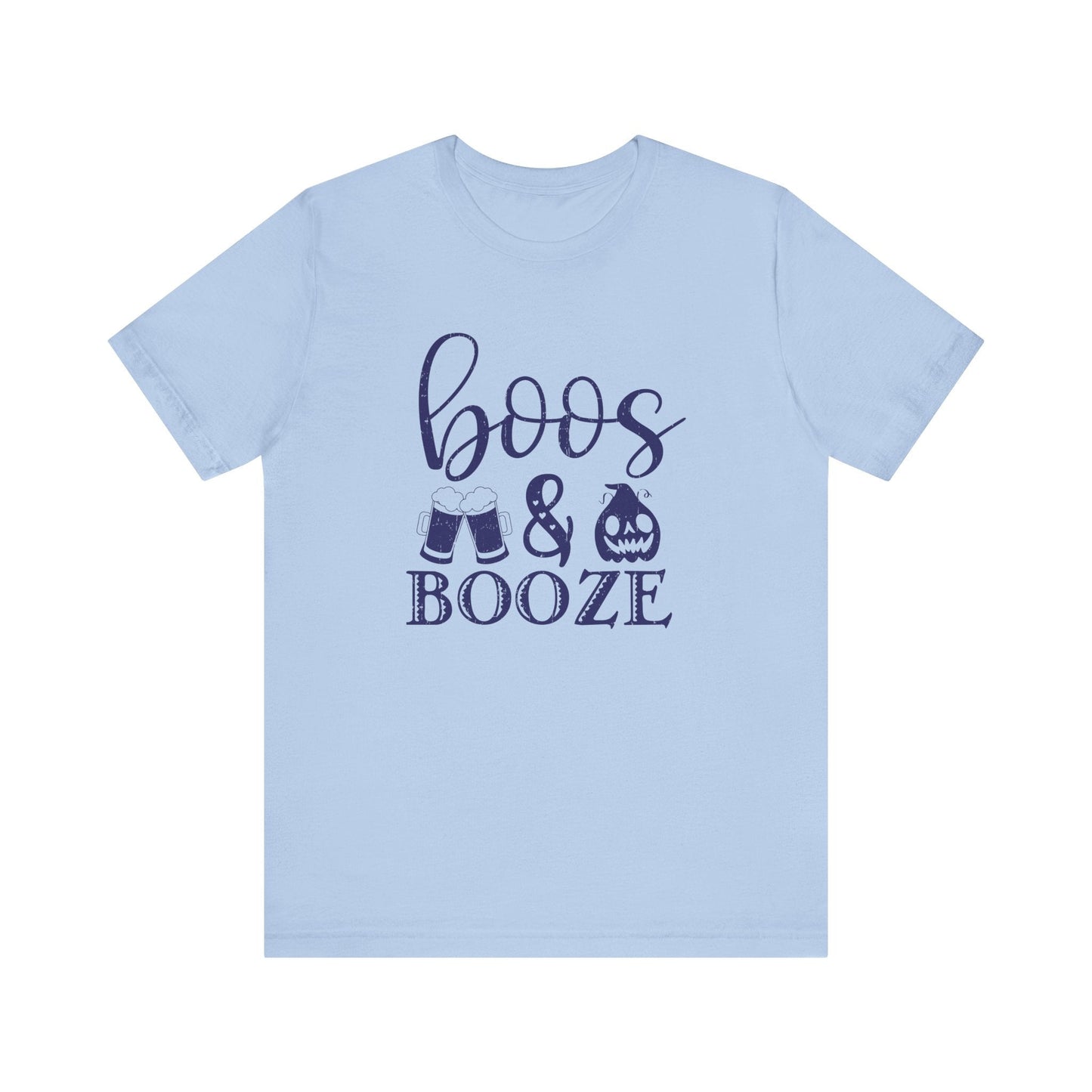 Booze And Boos shirt, Retro Halloween Shirt, Halloween Gift - Popbydesign