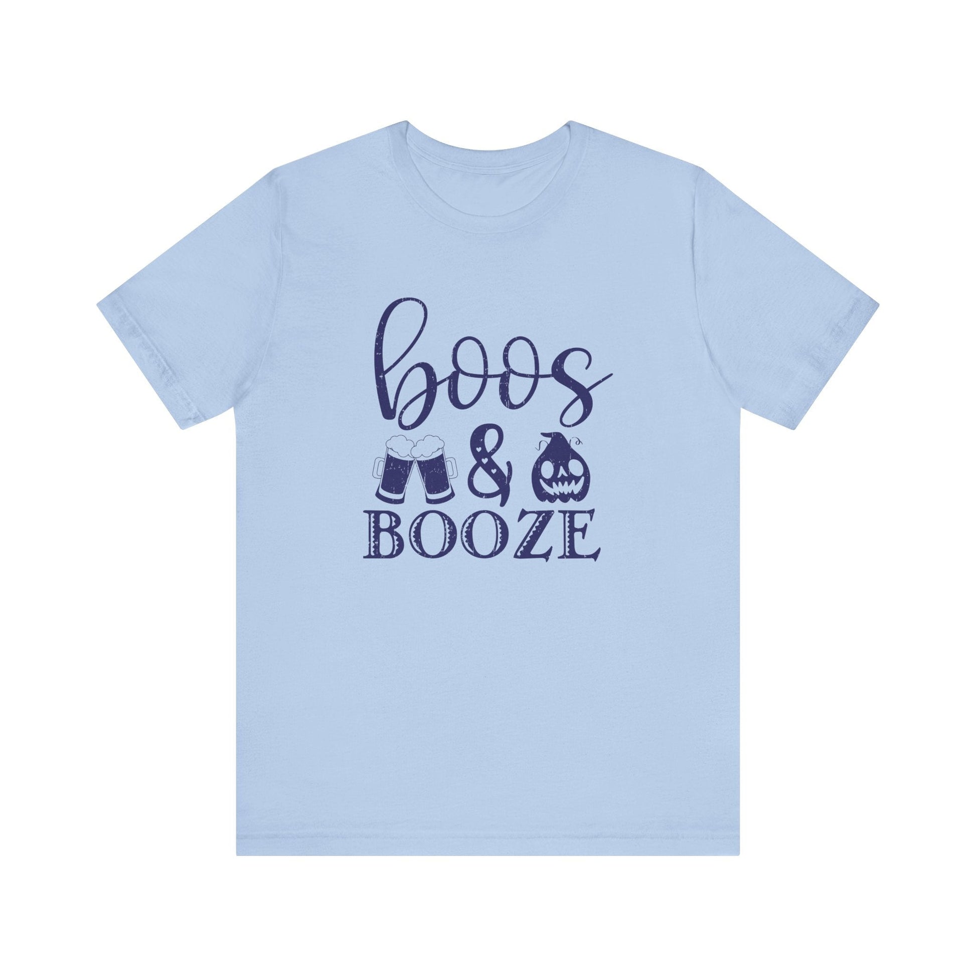 Booze And Boos shirt, Retro Halloween Shirt, Halloween Gift - Popbydesign