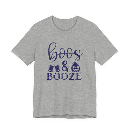 Booze And Boos shirt, Retro Halloween Shirt, Halloween Gift - Popbydesign