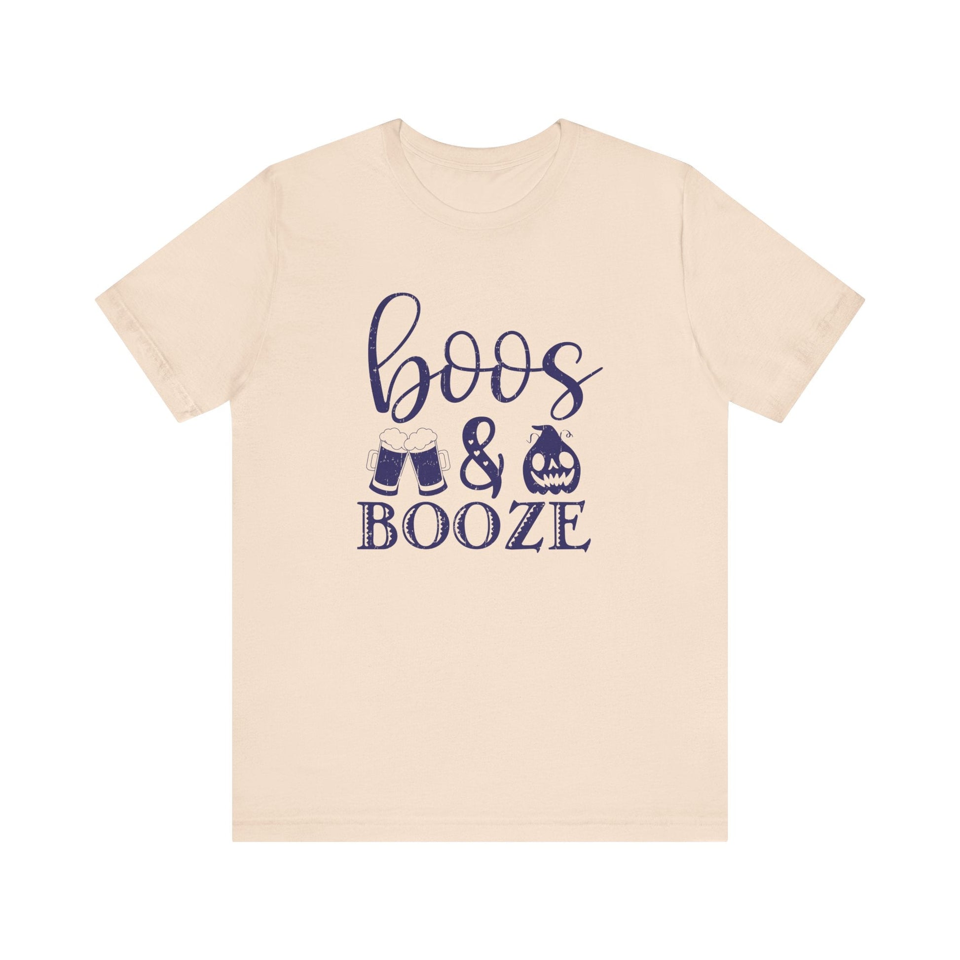 Booze And Boos shirt, Retro Halloween Shirt, Halloween Gift - Popbydesign