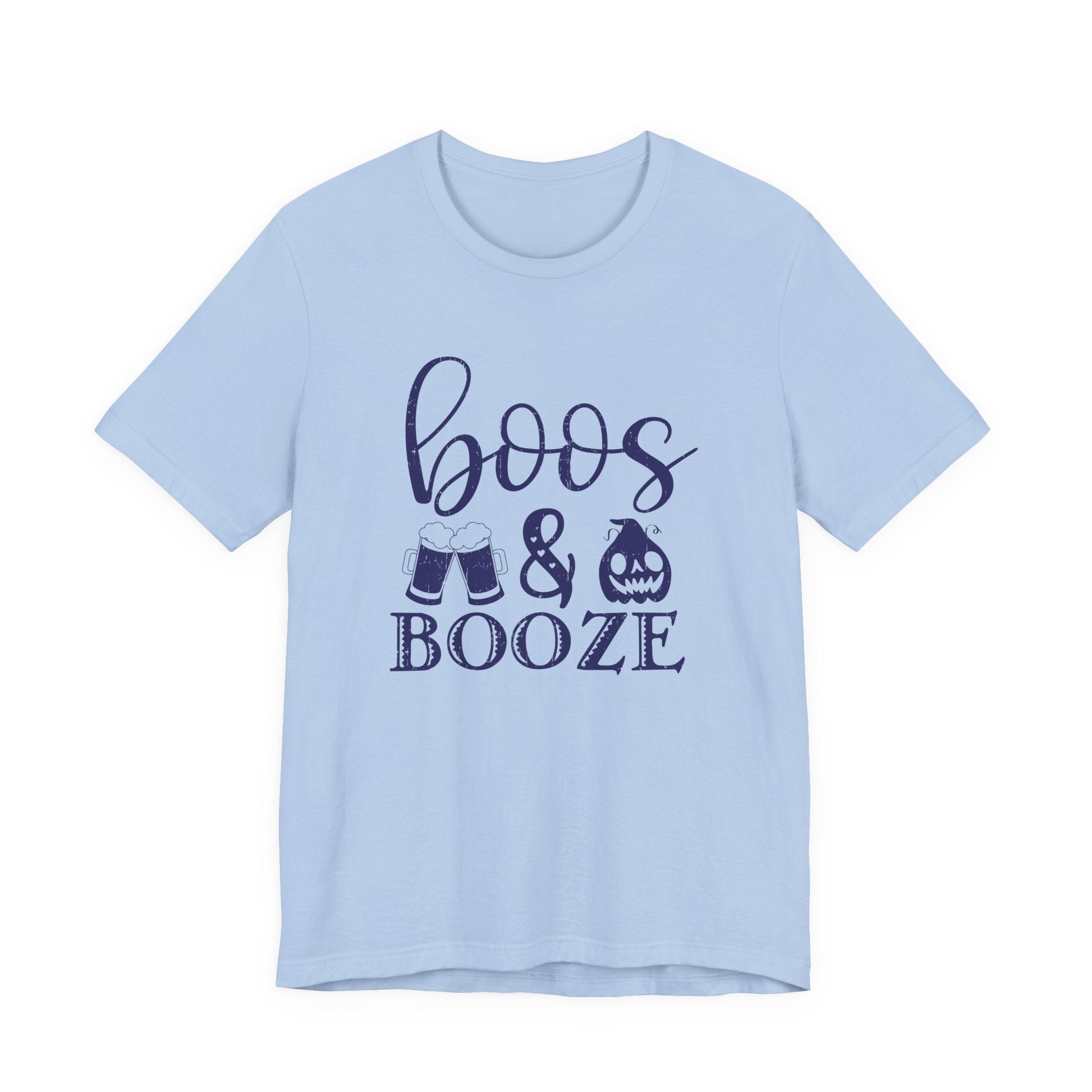 Booze And Boos shirt, Retro Halloween Shirt, Halloween Gift - Popbydesign